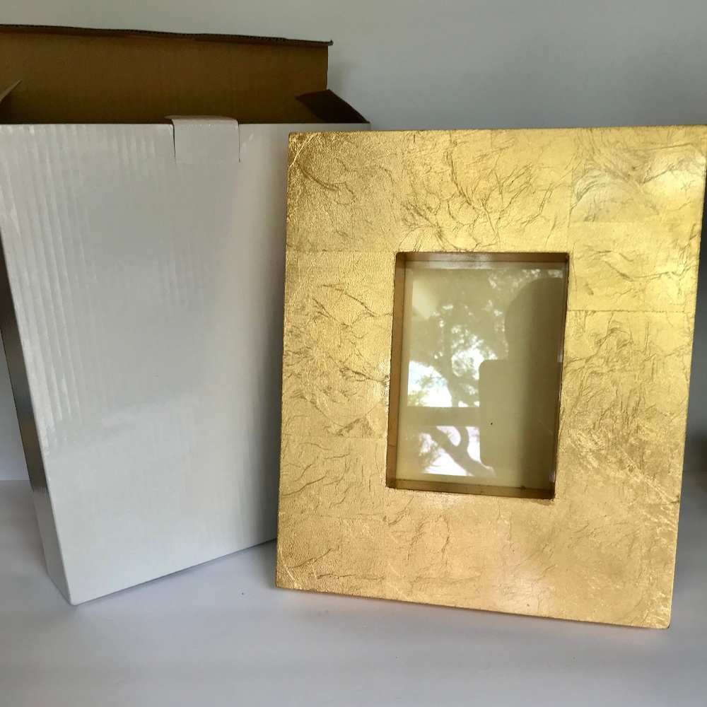 Z Gallerie Gold Foil Picture Frame 5x7